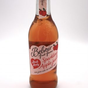 belvoir soft drink bottle on white background